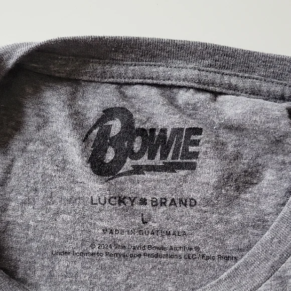 Lucky Brand Bowie Graphic Tee - Picture 2 of 3